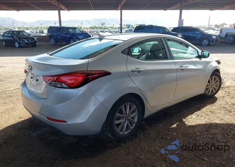 2015 Hyundai Elantra Se из США, поврежденный, VIN 5NPDH4AE6FH587070